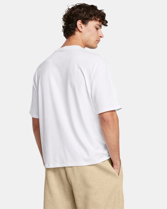Men's UA Meridian Pocket Short Sleeve in White image number 1